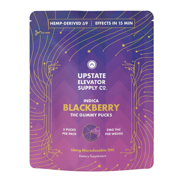 50mg THC Indica Blackberry Gummies