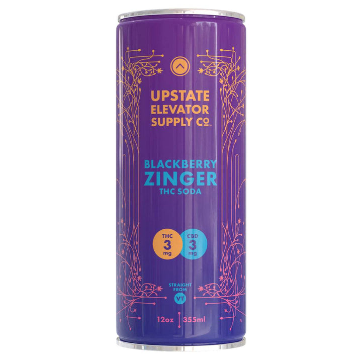 3mg THC Blackberry Zinger Soda