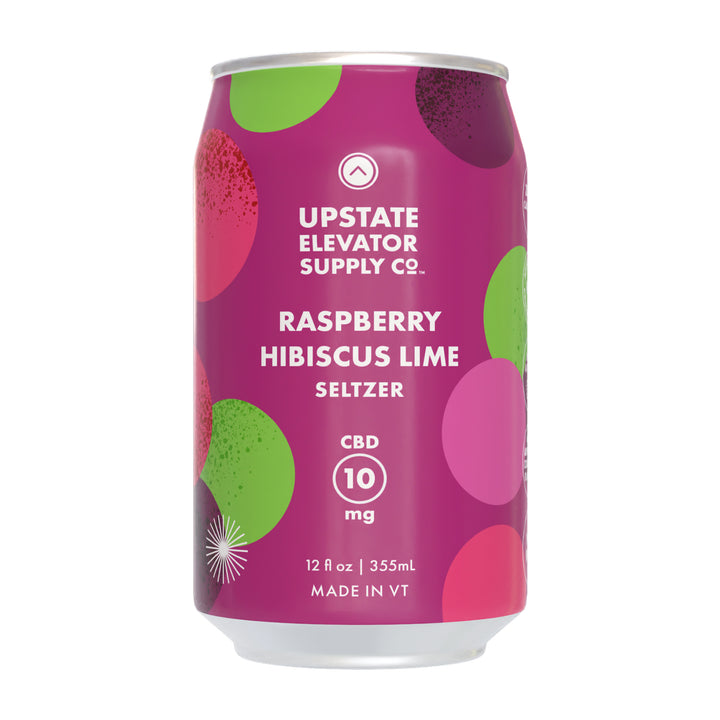 CBD Raspberry Hibiscus Lime Seltzer