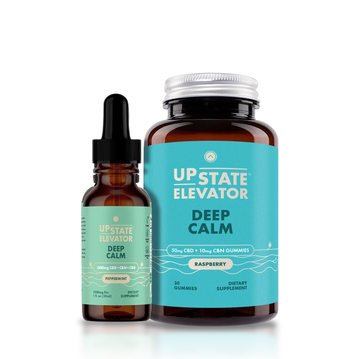 Calm CBD CBN CBG products - Upstate Elevator