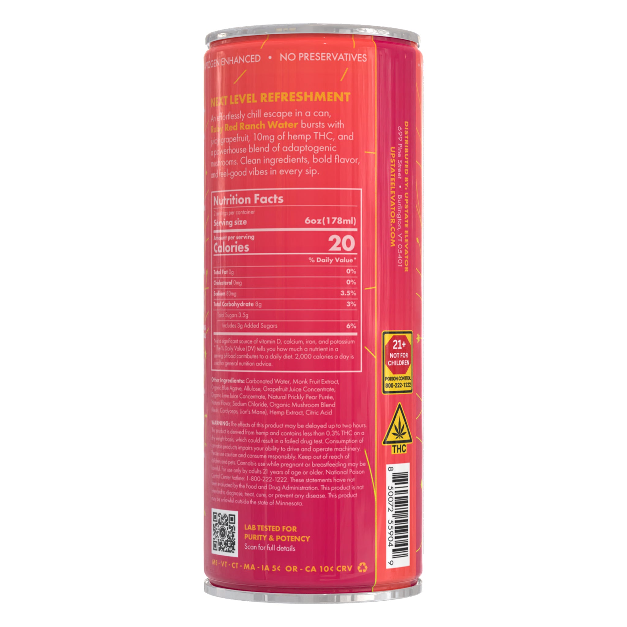 10mg THC Ruby Red Ranch Water