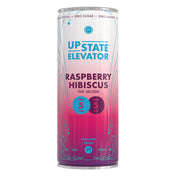 Upstate Elevator Raspberry Hibiscus THC Seltzer can 5mg THC + 5mg CBD