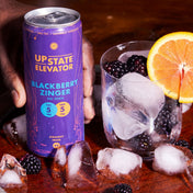 5mg THC + 5mg CBD Blackberry Zinger Soda