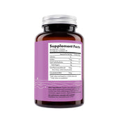 Back label of Upstate Elevator Daily Calm Gummy bottle showing supplement facts and ingredients