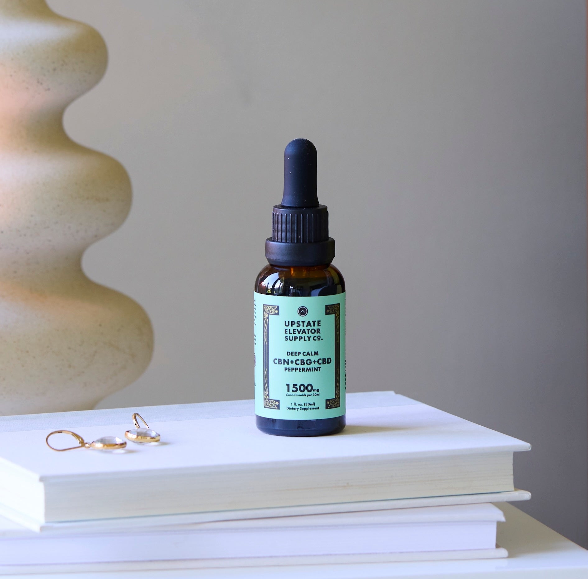 Deep Calm CBN+CBG+CBD Peppermint Hemp Extract - 1500mg (30ml