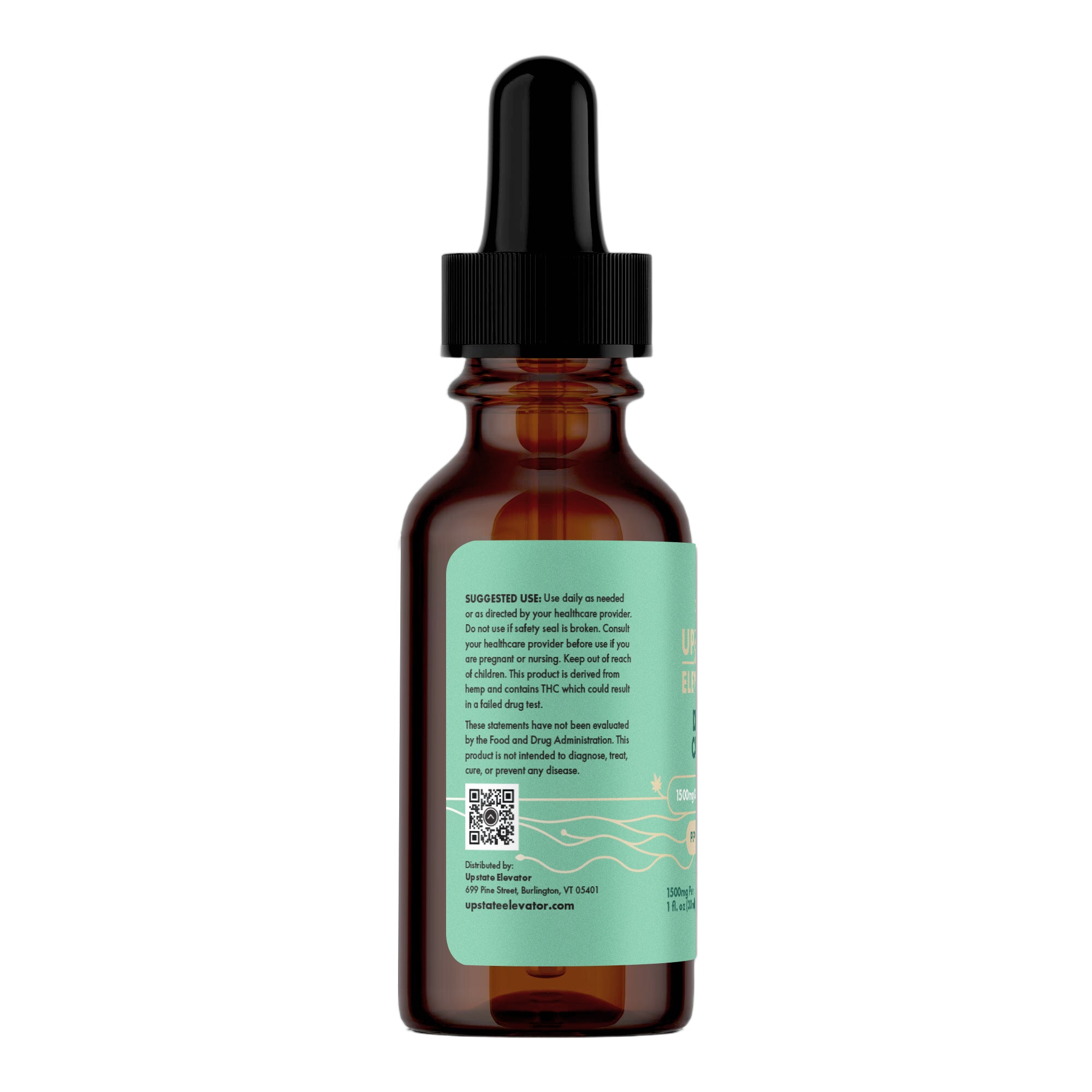 Deep Calm Peppermint Hemp Extract - 1500mg (30ml) – Upstate Elevator