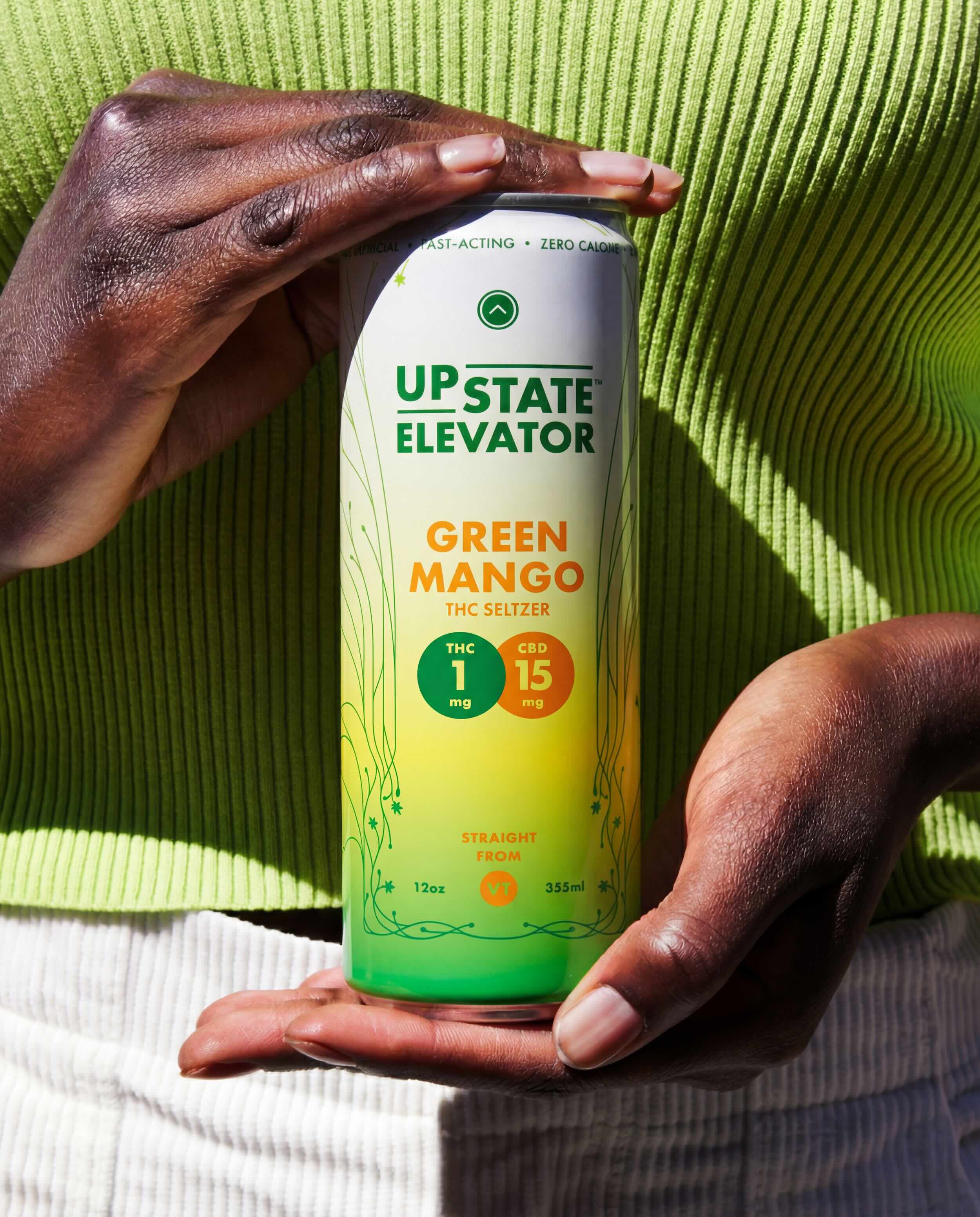 1mg THC Green Mango Seltzer
