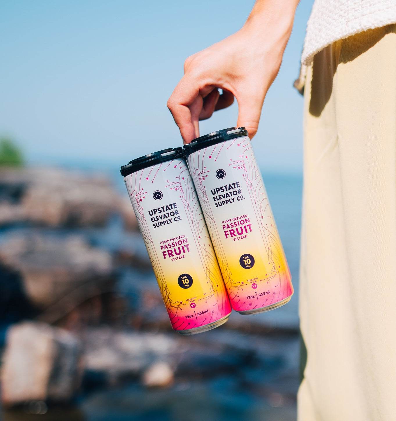 10mg THC Passion Fruit Seltzer - Upstate Elevator Supply Company