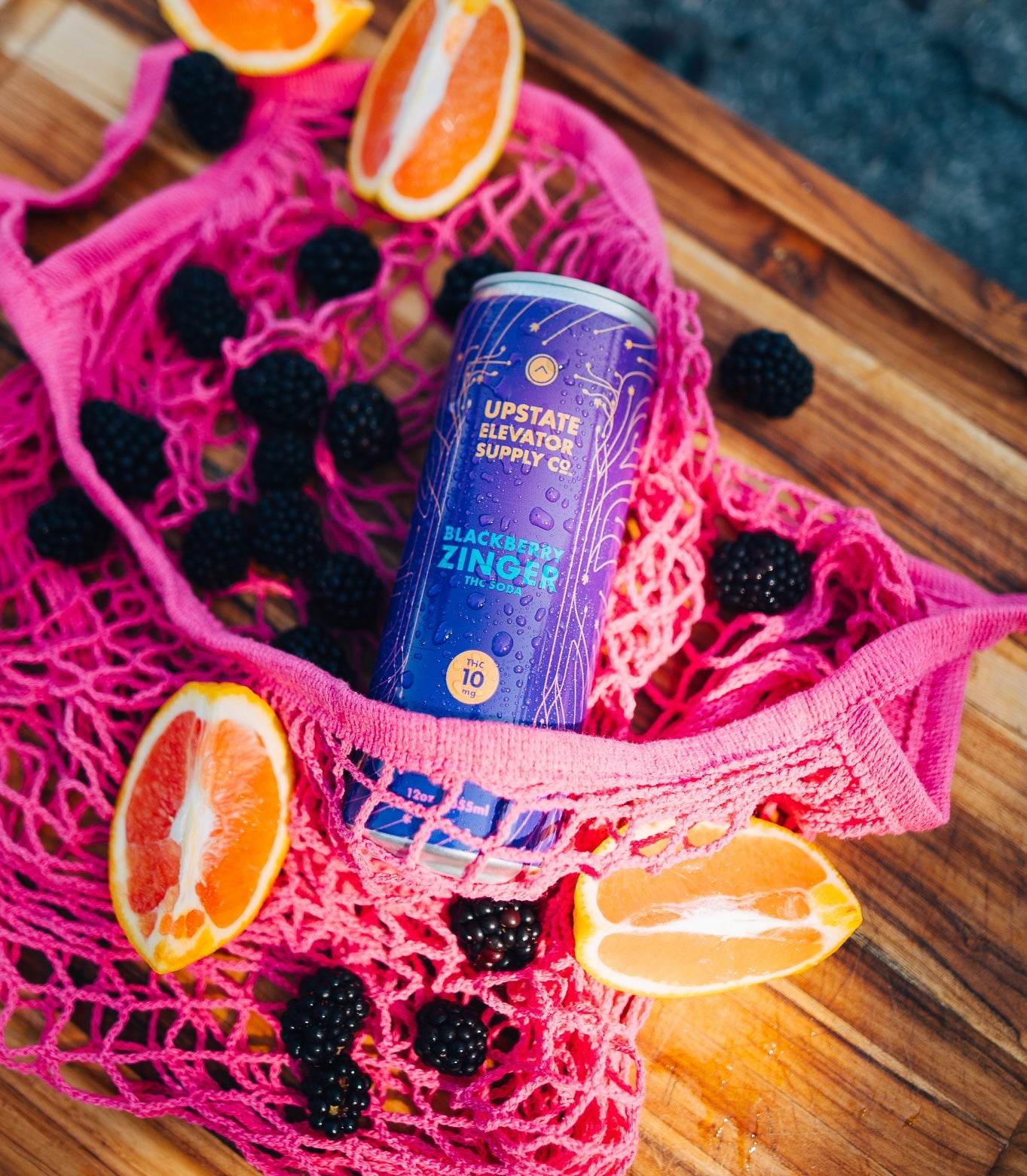 10mg THC Blackberry Zinger Soda - Upstate Elevator Supply Company