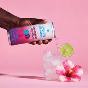 5mg THC + 5mg CBD Raspberry Hibiscus Seltzer
