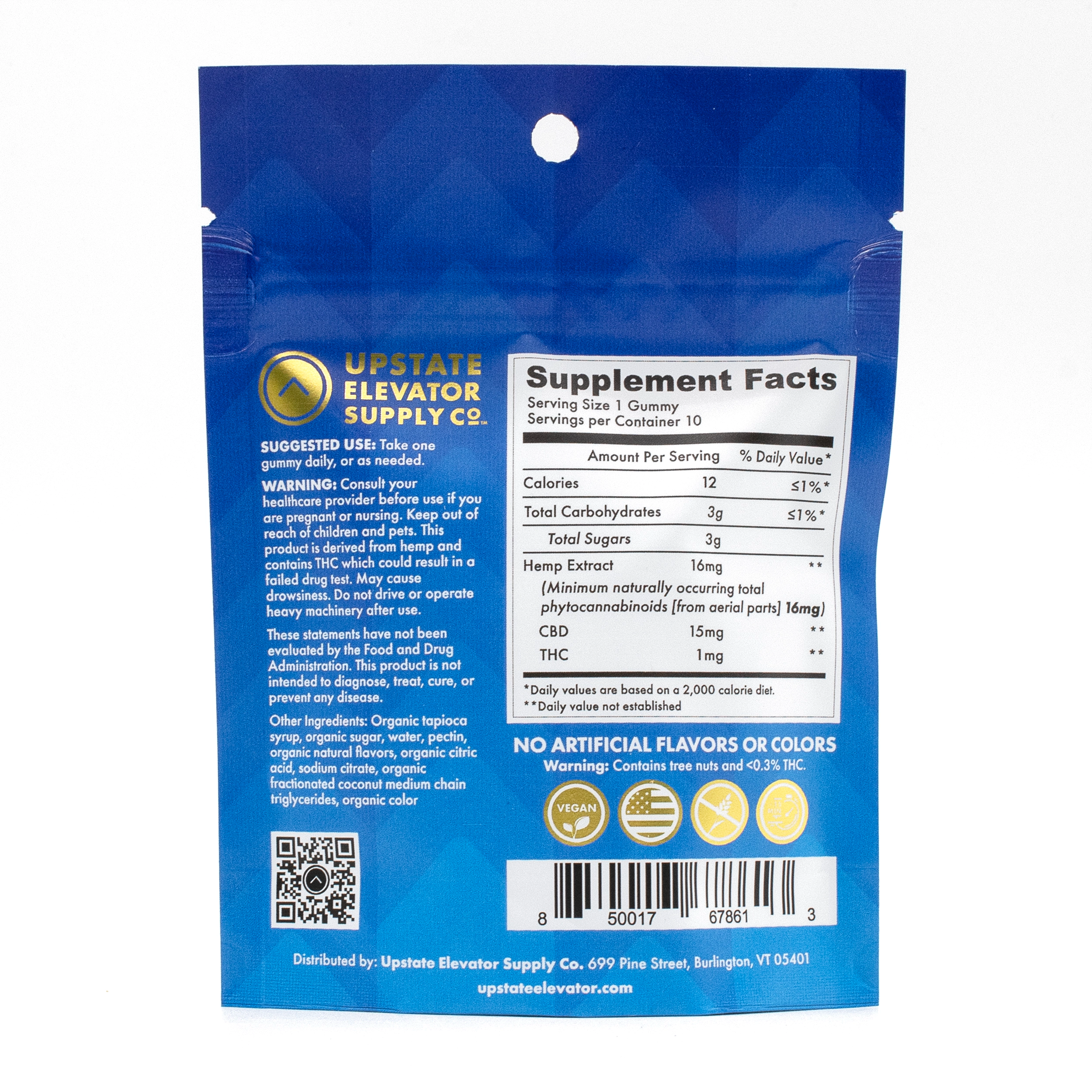 Tropical Sunrise THC+CBD Gummies - Upstate Elevator Supply Company
