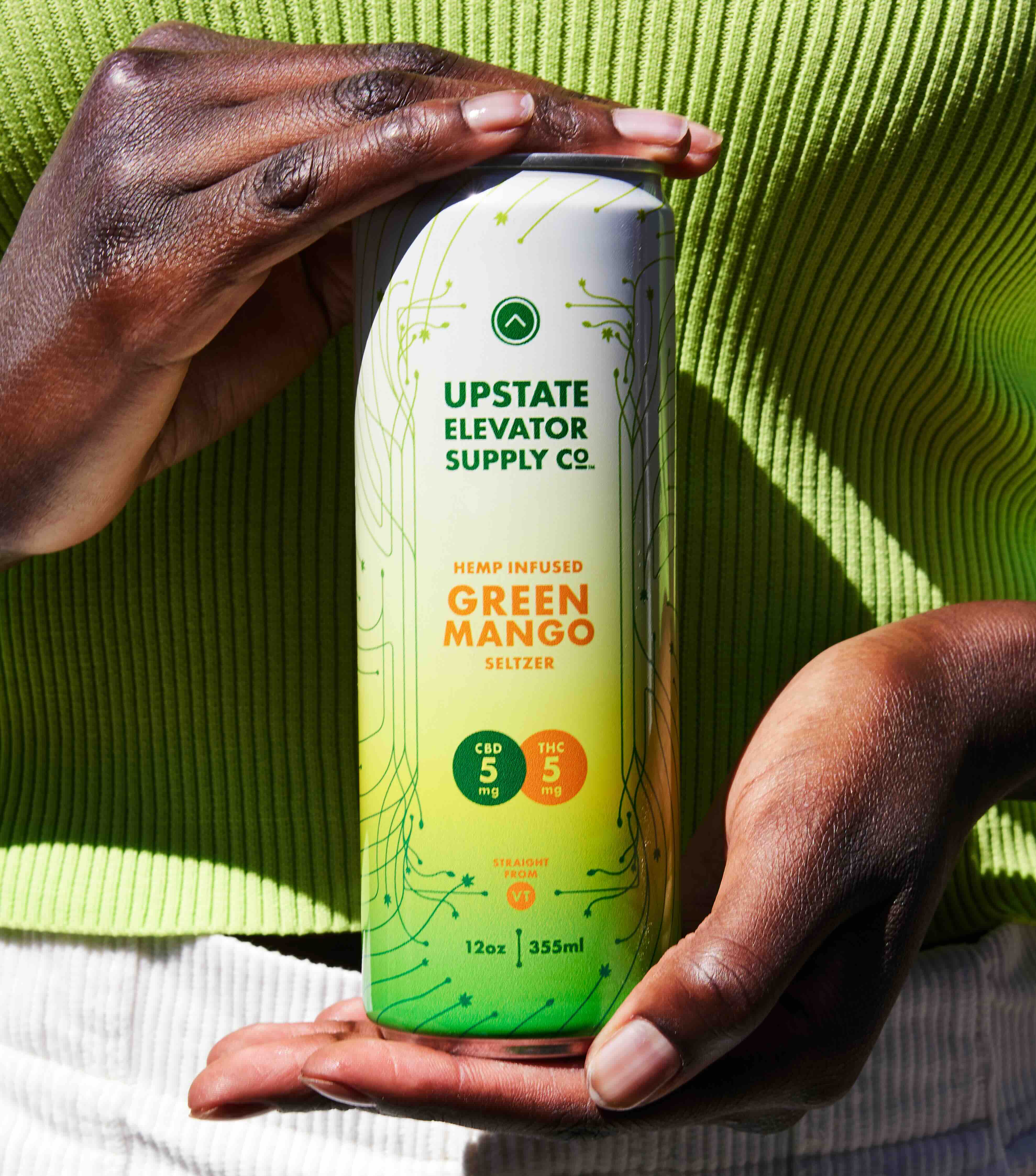 5mg THC Green Mango Seltzer