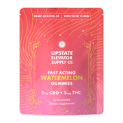 5mg THC + 5mg CBD Watermelon Gummies, 20ct - Upstate Elevator Supply Company
