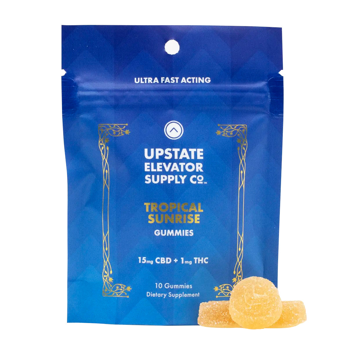 Tropical Sunrise THC+CBD Gummies - Upstate Elevator Supply Company